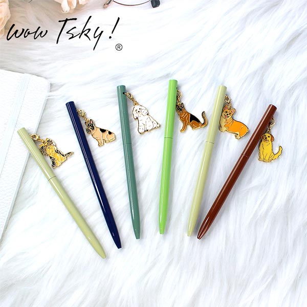 2021 New Customized Pen with Dog Charm TK-AM07