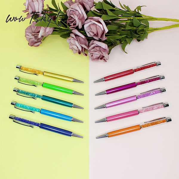 Colorful Shining Crystal Metal Pen TK-BP09