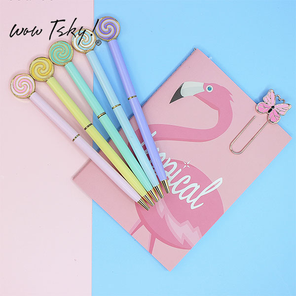 Cute Stationery Pen with Lollipop Topper TK-BP02