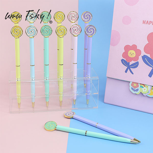 Cute Stationery Pen with Lollipop Topper TK-BP02