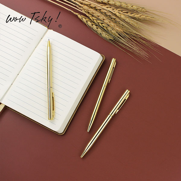 Metal Gold Pen for Business Writing Gift TK-BP05