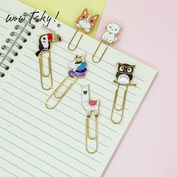 Popular Gold Plated Cute Animal Paperclips TK-PP03