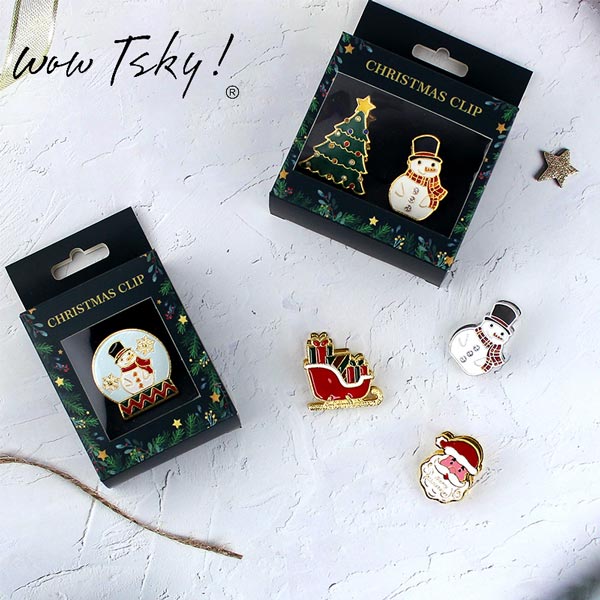 High Quality Christmas Gift Stationery Clip TK-CM02