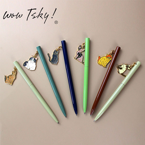 New Arrival Cute Pen with Cat Charm TK-AM08
