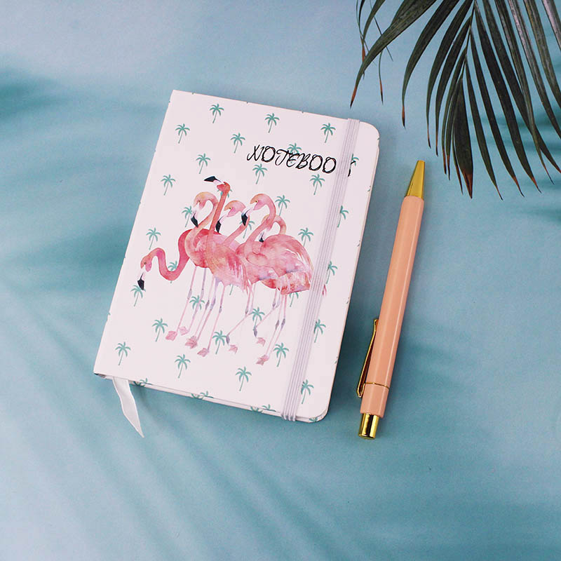 Beautiful Flamingo Design Journal Diary A6 Hardcover Notebook TK-NB10