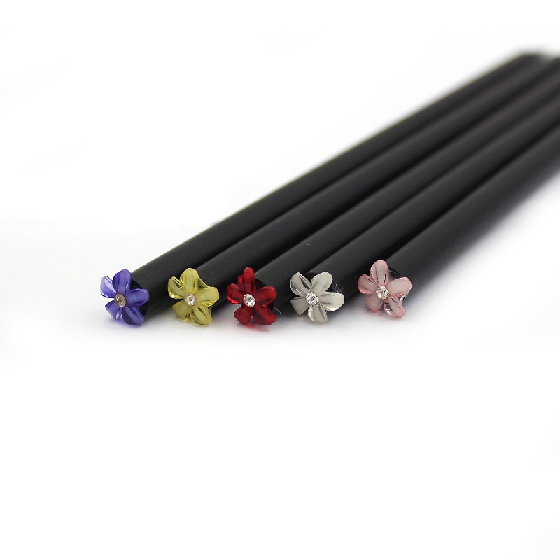 Back To School Black Pencil with Flower TK-PC14
