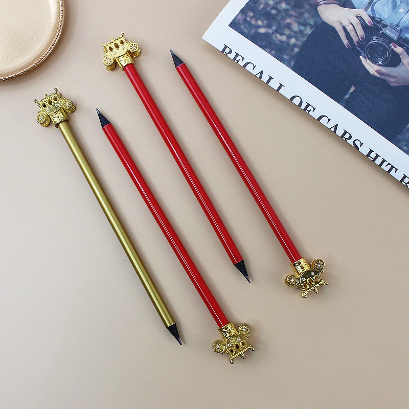 Luxury Souvenir Gold Pencil with Royal Carriage TK-PC18