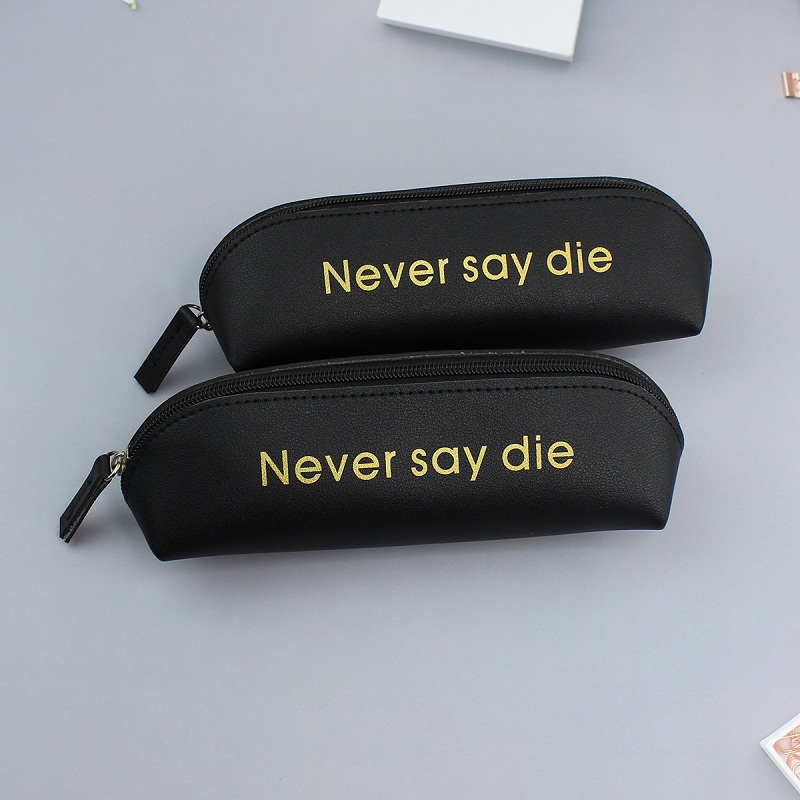 Good Quality PU Leather Pencil Case with Logo TK-PB11