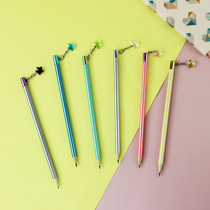 Hot Sell Fancy Pencil with Crystal Star TK-PC30