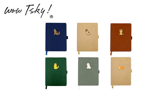 puppy cartoon notebook